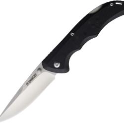Couteau Pliant Outdoor Life Sherpa Lame Inox Manche G10 Noir Lockback OLM011B