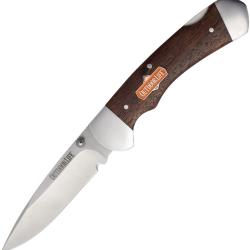 Couteau Pliant Outdoor Life Lame Acier 8Cr13MoV Drop Point Manche Bois Cocobolo Lockback OLM018