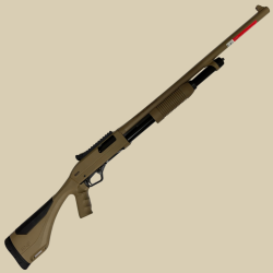 Fusil &agrave; pompe Winchester SXP Xtrem Dark Earth Defender - Calibre 12/76