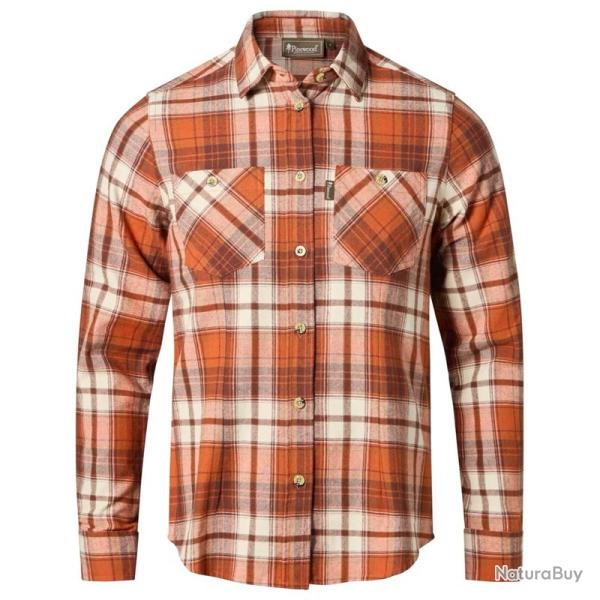 Chemise Manches Longues Femme Pinewood H�rjedalen - Terracotta/Brown