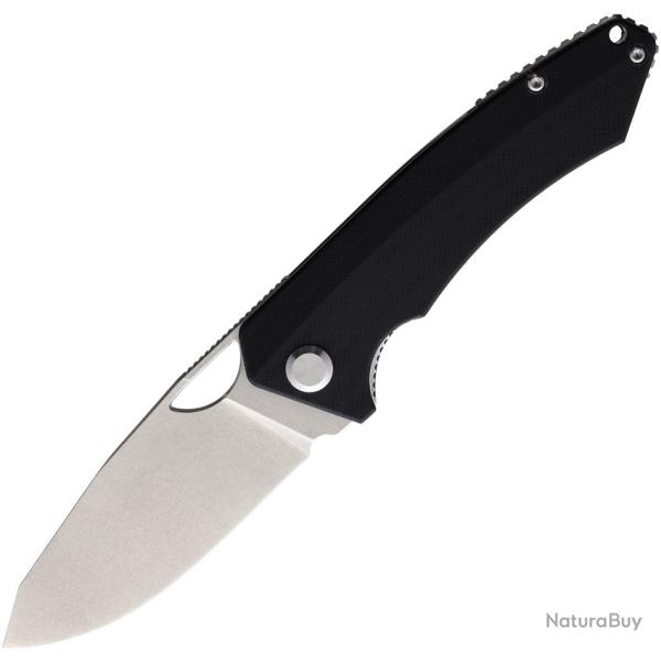 Couteau Pliant PMP Knives Spartan Lame Acier N690 Manche G10 Noir Linerlock PMP017