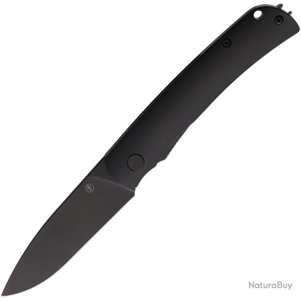 Couteau Pliant PMP Knives User II Lame Acier CPM-S90V Manche Titane Noir Framelock PMP049