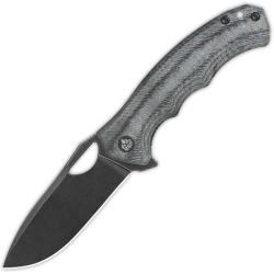 Couteau Pliant QSP Knife Gorilla Lame Acier 14C28N Manche Micarta Denim Linerlock QS153B2