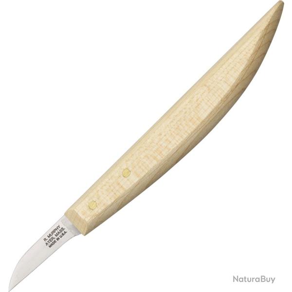 Couteau Fixe R. Murphy Handcrafting Lame Acier Carbone Manche Bois RMHANDS