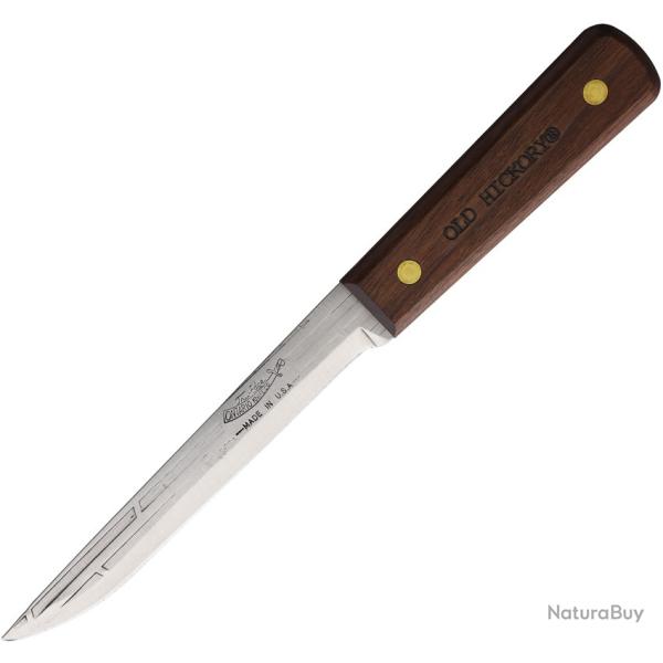 Couteau � D�sosser Old Hickory Lame Acier Carbone Manche Bois Marron OH726