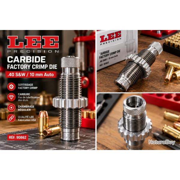 LEE Carbide Factory Crimp Die .40 S&W / 10 mm Auto