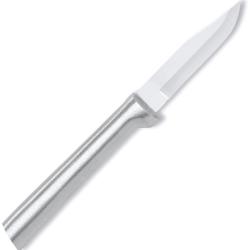 Couteau d'Office Rada Cutlery Peeling Lame Acier 420 Manche Aluminium Argent RDCR102