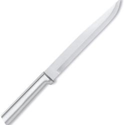 Couteau de Cuisine Rada Cutlery Slicer Lame Acier 420 Satin&eacute;e Manche Aluminium Argent RDCR107