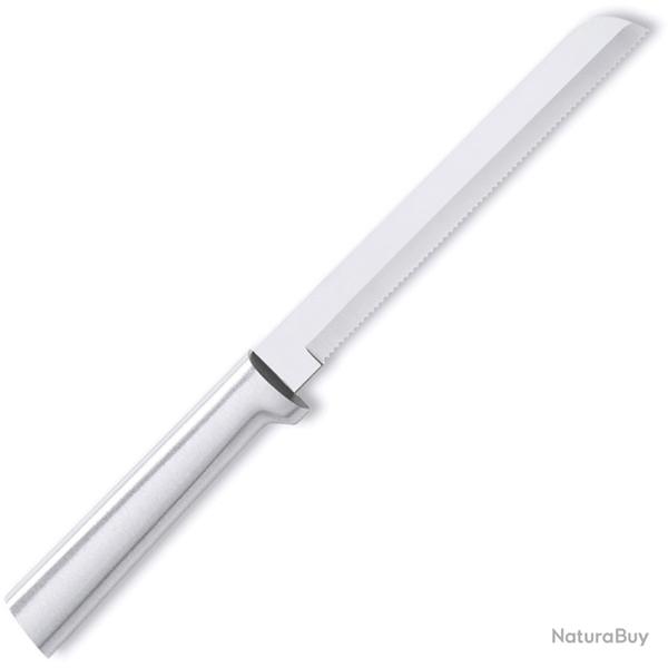 Couteau � Pain Rada Cutlery Lame Acier 420 Satin�e Dentel�e 15,24 cm Manche Aluminium Argent RDCR136