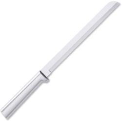 Couteau &agrave; Pain Rada Cutlery Lame Acier 420 Satin&eacute;e Dentel&eacute;e 20,32 cm Manche Aluminium Argent RDCR143