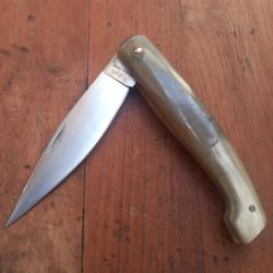 Joli Couteau SARDE FIGUS PATTADA Manche en Corne
