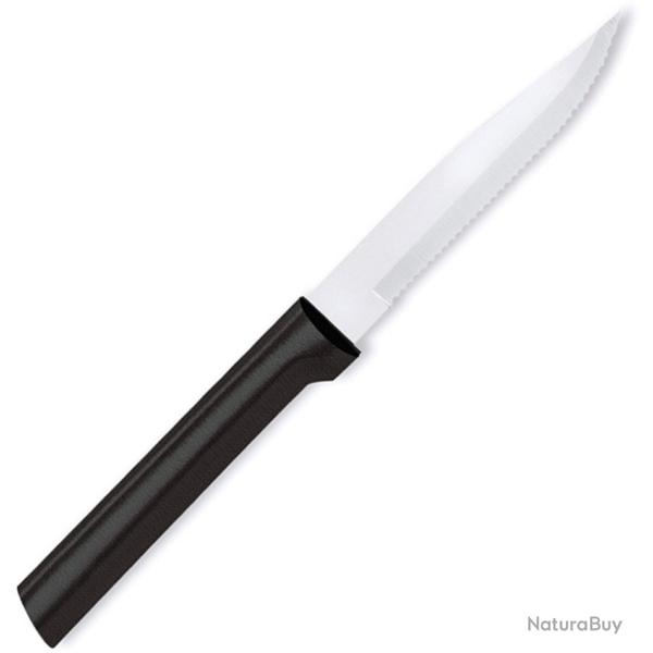 Couteau � Steak Rada Cutlery Lame Acier 420 Manche R�sine Noire RDCW205