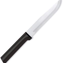 Couteau de Cuisine Rada Cutlery Stubby Butcher Lame Acier 420 Manche R&eacute;sine Noire RDCW206