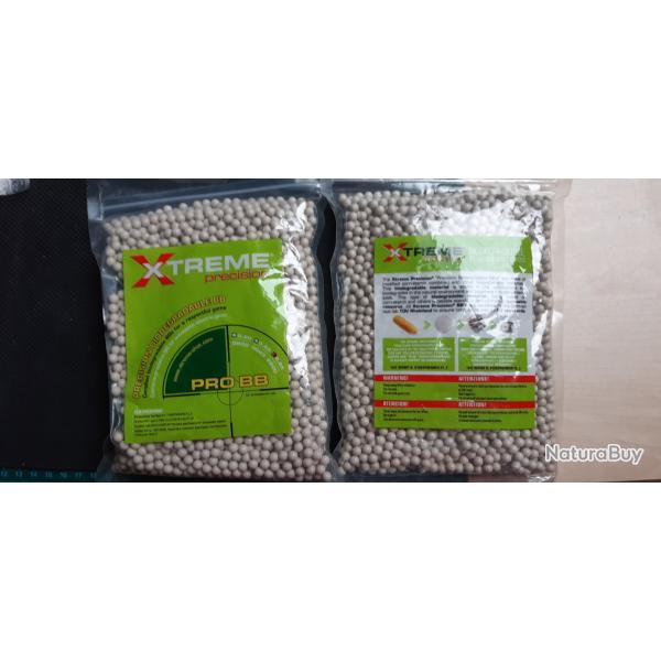 billes airsoft 0.25 grmXtreme precision