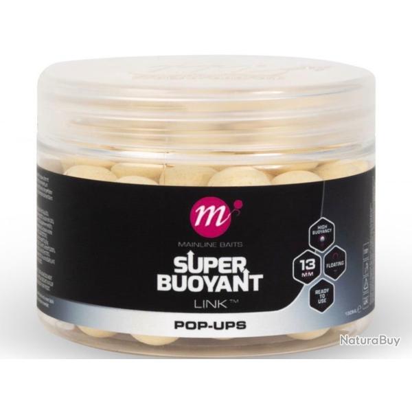 Mainline Baits Super Buoyant Pop Ups 13mm Link White