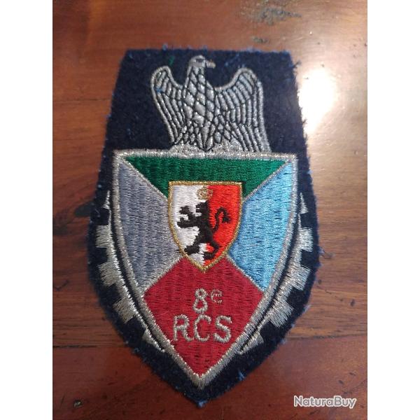 �cusson tissu brod� - 8e RCS (R�giment de Commandement et de Soutien)