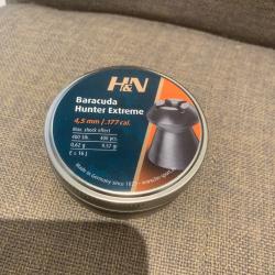 H&N Baracuda Hunter Extreme 4,5mm 250 plombs 0.62g
