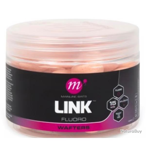 Mainline Link Fluoro Wafters Pink 15mm