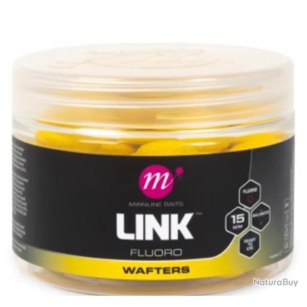Mainline Link Fluoro Wafters yellow 15mm