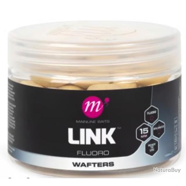 Mainline Link Fluoro Wafters white 15mm