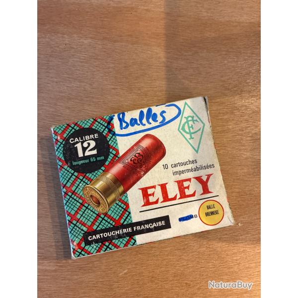 balle de marque eley brenneke en 12/65