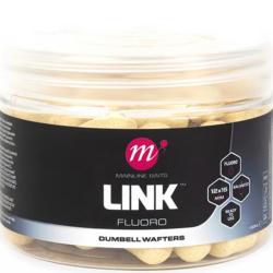 Wafters Dumbell Mainline Fluoro white, Link, 12x15mm