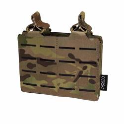 DOUBLE PORTE CHARGEUR M4/5.56 DAGGER MK1 LASERCUT CORSO TACTICAL Multicam