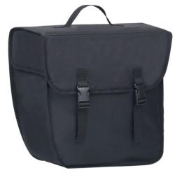 Sac v&eacute;lo polyester 600D noir 34x18x30 cm 21 L &eacute;tanche porte-bagages
