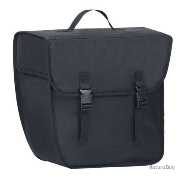 Sac v�lo polyester 600D noir 34x18x30 cm 21 L �tanche porte-bagages