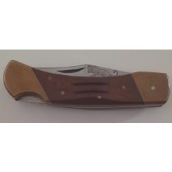Grand couteau de chasse LEOPARD etui en cuir