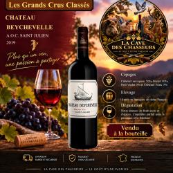 Ch&acirc;teau Beychevelle 2019 1 bouteille de 75cl AOC Saint Julien 4&egrave;me Grand Cru Class&eacute;