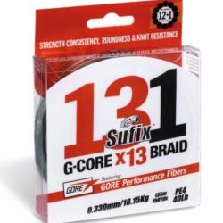 TRESSES SUFIX 131 G-CORE BRAID LO-VIS GREEN 120m/12,8mm
