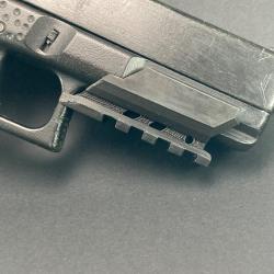Adaptateur picatinny pour Glock17 / 19X Gen 4 (coloris au choix)