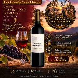 Ch&acirc;teau Branas Grand Poujeaux 2020 1 bouteille de 75cl AOC Moulis Cru Bourgeois Exceptionnel