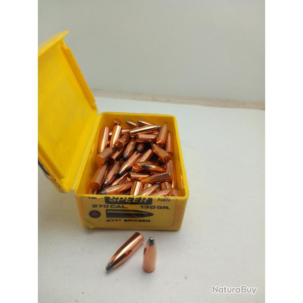 Ogives speer 270 130grs spitzer