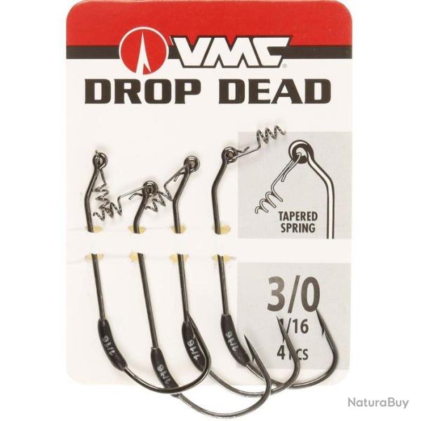 Hame�on texan plomb� VMC Mystic Predator 7329DD Drop Dead Weighted - 5/0 - 3,5 g - Lot de 4