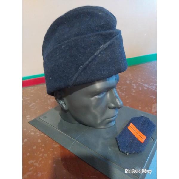 Calot militaire r�glementaire Arm�e de l'Air avec Galon Caporal-chef - Vintage Ann�es 50/60 Alg�rie