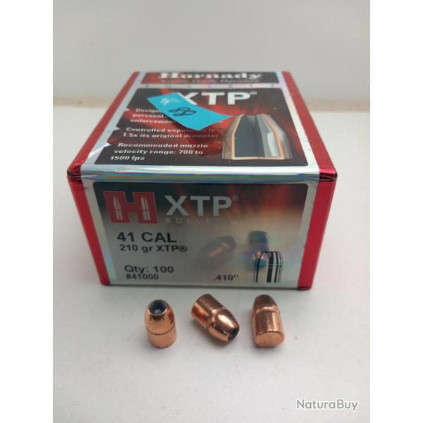 Ogives hornady 41 210grs xtp
