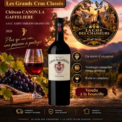 Ch&acirc;teau Canon La Gaffeli&egrave;re 2020 1 bouteille AOC St Emilion 1er Grand Cru Class&eacute;
