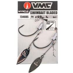 Hame&ccedil;ons texans VMC Mystic Predator Bladed Swimbait 7346BS avec palette - Taille 11/0 - 14 g - Lot 2