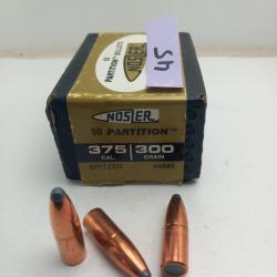Ogives nosler partition 375 300grs