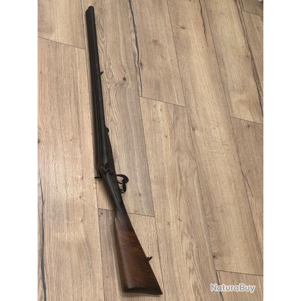 Fusil � chien ext�rieur cal 12 percussion centrale st �tienne