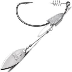 Hame&ccedil;ons texans &agrave; palette VMC Mystic Predator Bladed Swimbait 7346BS - Taille 3/0 - 5 g - Lot de 2