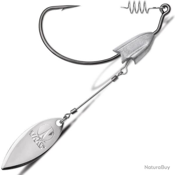 Hame�ons texans � palette VMC Mystic Predator Bladed Swimbait 7346BS - Taille 3/0 - 5 g - Lot de 2
