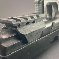 Adaptateur picatinny pour Glock45/19 Gen 4 en PLA-CF (Fibre de carbone)