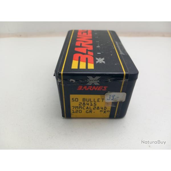 Ogives Barnes 7mm 120grs X