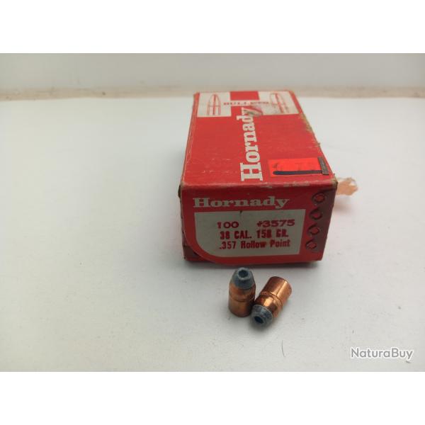 Ogives hornady 38 158grs hp