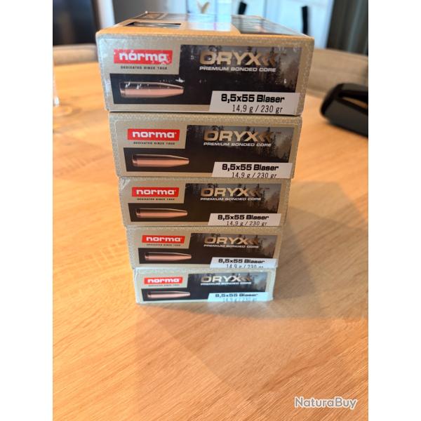 Norma Oryx 8,5x55 Blaser 230GR