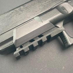 Adaptateur picatinny pour Glock34 Gen 5 en ABS (Coloris au choix)