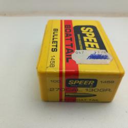 Ogives speer 270 130grs soft point bt